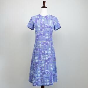 Vintage '60s The Stroller Patchwork Flower Power Dress